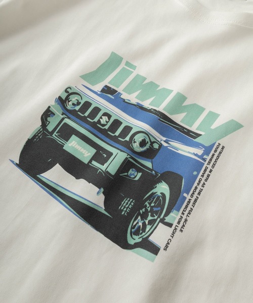 make a ray!（メイク ア レイ！）の「【78】スズキ・ジムニー　フォトプリント Tシャツ/オーバーサイズ（Tシャツ/カットソー・レディース・ホワイト系その他/ブラック/ホワイト系その他2/ホワイト系その他3/チャコールグレー/ホワイト・M/L/XL）」の8枚目の写真