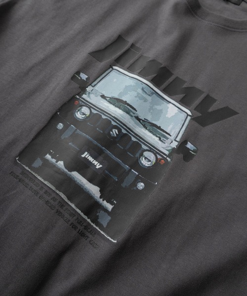 make a ray!（メイク ア レイ！）の「【78】スズキ・ジムニー　フォトプリント Tシャツ/オーバーサイズ（Tシャツ/カットソー・レディース・ホワイト系その他/ブラック/ホワイト系その他2/ホワイト系その他3/チャコールグレー/ホワイト・M/L/XL）」の7枚目の写真