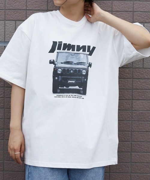 make a ray!（メイク ア レイ！）の「【78】スズキ・ジムニー　フォトプリント Tシャツ/オーバーサイズ（Tシャツ/カットソー・レディース・ホワイト系その他/ブラック/ホワイト系その他2/ホワイト系その他3/チャコールグレー/ホワイト・M/L/XL）」の21枚目の写真