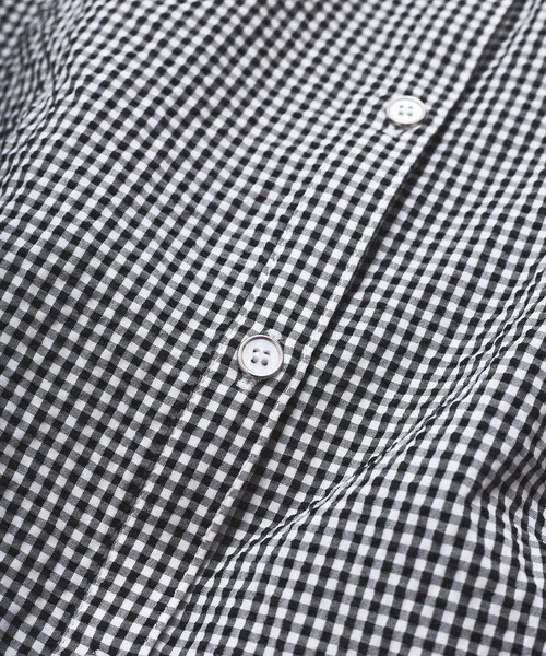 VIS（ビス）の「【UVケア/洗える】フレンチスリーブサッカーブラウス（シャツ/ブラウス・レディース・ホワイト/ブラック系その他/ブルー系その他/ブルー系その他5・FREE）」の10枚目の写真