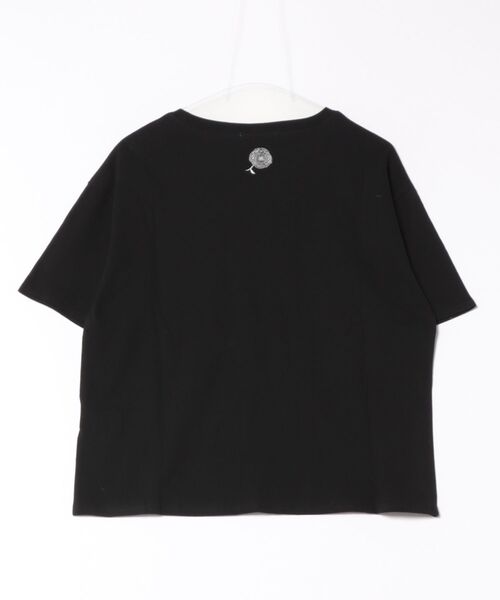 BARNDOOR(バーンドア)の「(BD)【BARNDOOR】フラワー プリント 胸ポケット付き Tシャツ(Tシャツ/カットソー・レディース・ネイビー系1/ホワイト系1/ホワイト系2/ブラック系2・FREE)」の5枚目の写真