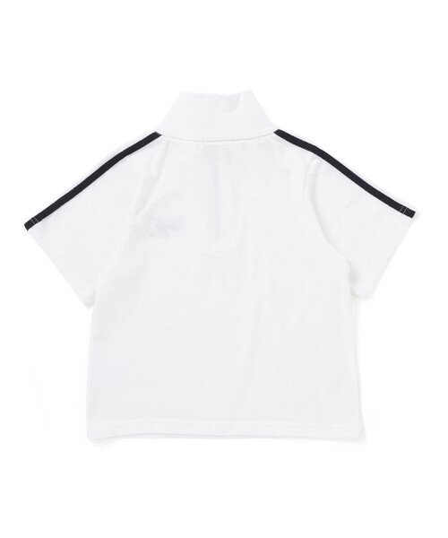ZIDDY(ジディ)の「【接触冷感】ハーフジップトップス(Tシャツ/カットソー・キッズ・ネイビー/ホワイト・150cm/FREE/140cm/130cm)」の6枚目の写真