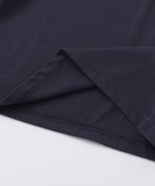 ZIDDY(ジディ)の「【接触冷感】ハーフジップトップス(Tシャツ/カットソー・キッズ・ネイビー/ホワイト・150cm/FREE/140cm/130cm)」の14枚目の写真