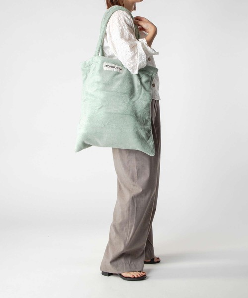 BONGUSTA NARAM TOTEBAG SMALL ボングスタ パイル地トートバッグ