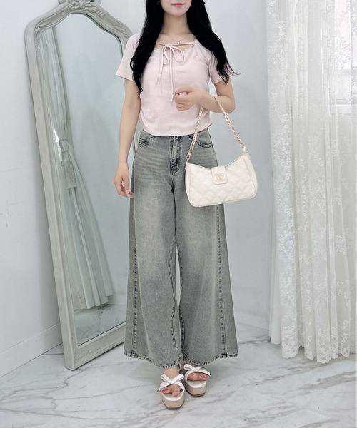 INGNI（イング）の「バックポケットレースワイドルーズデニム（デニムパンツ・レディース・ブルー系その他3/ブルー系その他・S/M）」の20枚目の写真