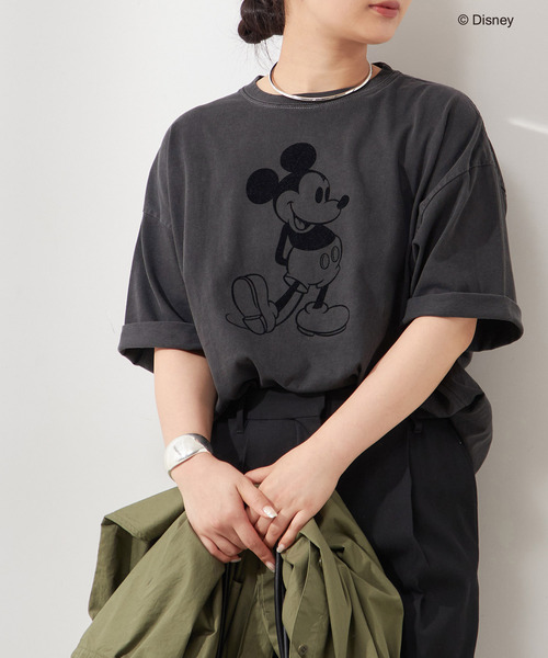 GOOD ROCK SPEED(グッドロックスピード)の「【GOOD ROCK SPEED / グッドロックスピード】MICKEY / T SHIRTS:Tシャツ(Tシャツ/カットソー・レディース・ブラック系その他/ブラウン・4)」の2枚目の写真
