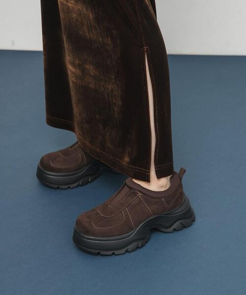 KBF ステッチデザインスリッポン ステッチデザインスリッポン（スニーカー）｜KBF（ケイビーエフ