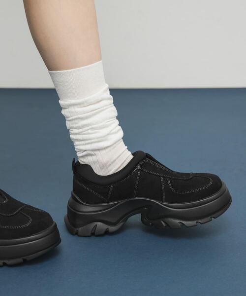 ステッチデザインスリッポン（スニーカー）｜KBF（ケイビーエフ