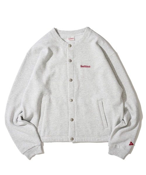 Healthknit(ヘルスニット)の「【Healthknit】Classic Sweat Crew cardigan L/S / クルーネック スウェット カーディガン(カーディガン/ボレロ・レディース・チャコールグレー/グレー/マルーン/ブラック・MEDIUM/LARGE)」の17枚目の写真