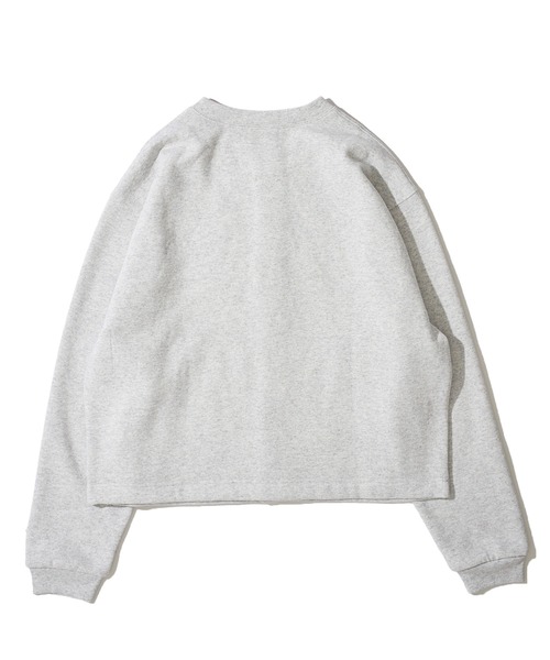 Healthknit(ヘルスニット)の「【Healthknit】Classic Sweat Crew cardigan L/S / クルーネック スウェット カーディガン(カーディガン/ボレロ・レディース・チャコールグレー/グレー/マルーン/ブラック・MEDIUM/LARGE)」の18枚目の写真