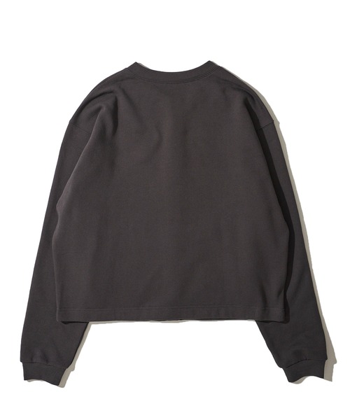 Healthknit(ヘルスニット)の「【Healthknit】Classic Sweat Crew cardigan L/S / クルーネック スウェット カーディガン(カーディガン/ボレロ・レディース・チャコールグレー/グレー/マルーン/ブラック・MEDIUM/LARGE)」の16枚目の写真