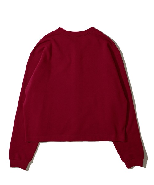 Healthknit(ヘルスニット)の「【Healthknit】Classic Sweat Crew cardigan L/S / クルーネック スウェット カーディガン(カーディガン/ボレロ・レディース・チャコールグレー/グレー/マルーン/ブラック・MEDIUM/LARGE)」の20枚目の写真