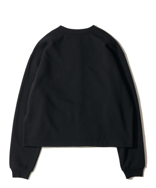 Healthknit(ヘルスニット)の「【Healthknit】Classic Sweat Crew cardigan L/S / クルーネック スウェット カーディガン(カーディガン/ボレロ・レディース・チャコールグレー/グレー/マルーン/ブラック・MEDIUM/LARGE)」の6枚目の写真