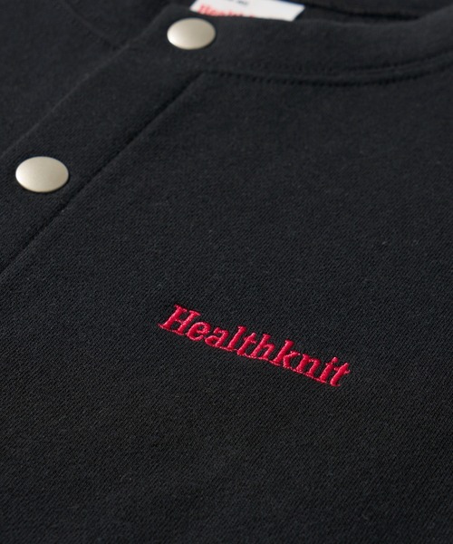 Healthknit(ヘルスニット)の「【Healthknit】Classic Sweat Crew cardigan L/S / クルーネック スウェット カーディガン(カーディガン/ボレロ・レディース・チャコールグレー/グレー/マルーン/ブラック・MEDIUM/LARGE)」の8枚目の写真