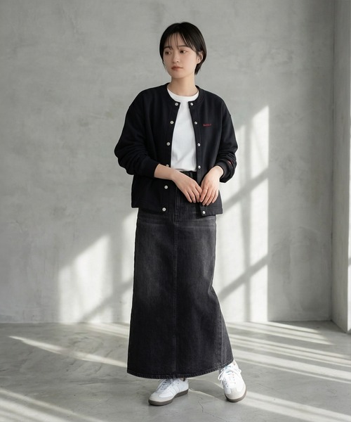 Healthknit(ヘルスニット)の「【Healthknit】Classic Sweat Crew cardigan L/S / クルーネック スウェット カーディガン(カーディガン/ボレロ・レディース・チャコールグレー/グレー/マルーン/ブラック・MEDIUM/LARGE)」の13枚目の写真