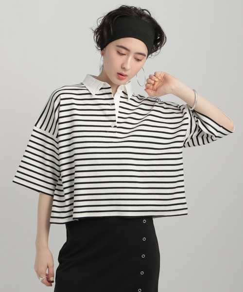 セール】ボーダーラガーシャツ（Tシャツ/カットソー）｜GEORGE'S