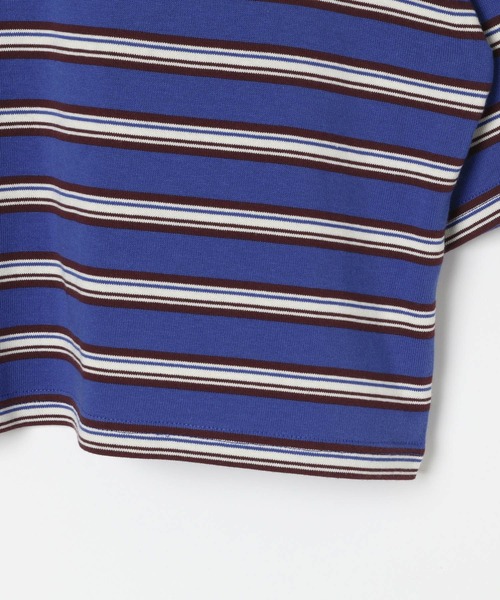 GEORGE'S ジョージズ ボーダーロンT Mサイズ パープル セール