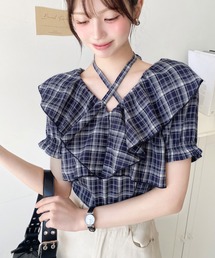 and marry ラインリボントップス　ネイビー ネイビー」に該当するトップス（リボン）ファッション通販