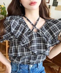 バッククロス」に該当するシャツ/ブラウスファッション通販