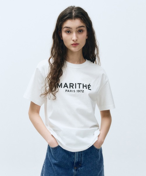 MARITHE + FRANCOIS GIRBAUD(マリテフランソワジルボー)の「W REGULAR LOGO TEE(Tシャツ/カットソー・レディース・ブルー/ピンク/ホワイト・SMALL/MEDIUM)」の16枚目の写真