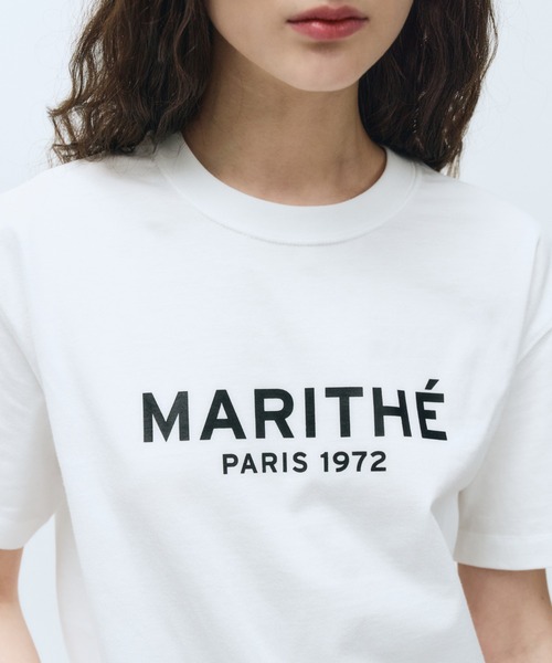 W REGULAR LOGO TEE（Tシャツ/カットソー）｜MARITHE + FRANCOIS