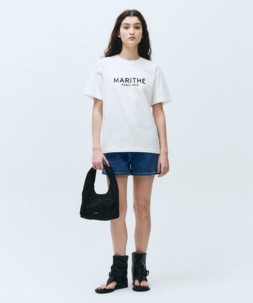MARITHE + FRANCOIS GIRBAUD(マリテフランソワジルボー)の「W REGULAR LOGO TEE(Tシャツ/カットソー・レディース・ブルー/ピンク/ホワイト・SMALL/MEDIUM)」の18枚目の写真