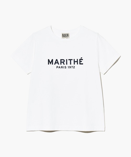MARITHE ♥ REGULAR LOGO TEE /追跡付 W 3PACK SMALL REGULAR LOGO TEE