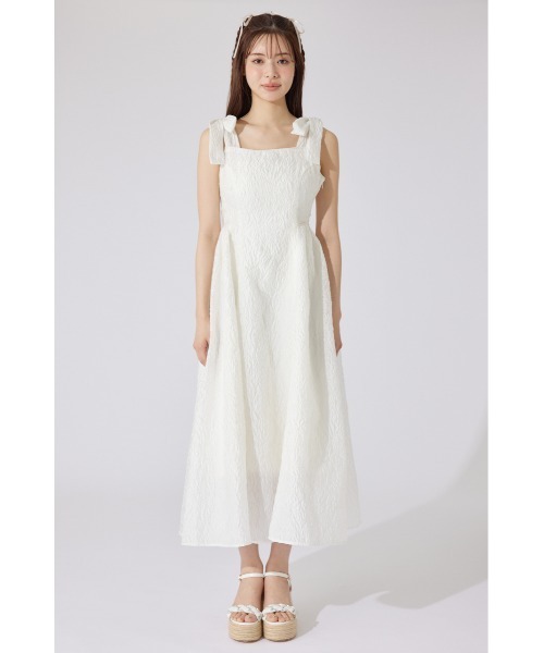 AKB48 千葉恵里さん着用】ショルダーリボンワンピース 夏服