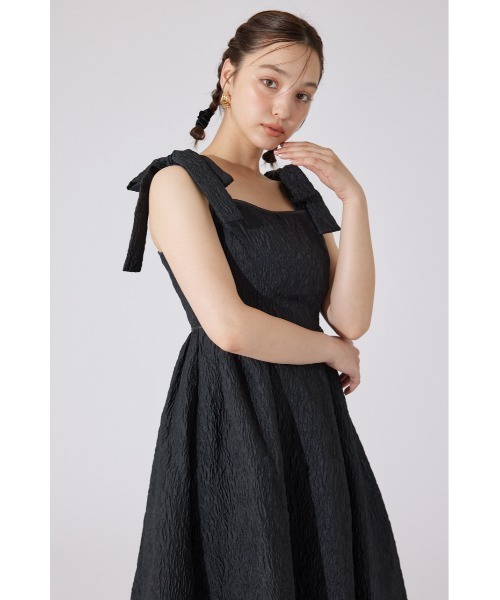 rienda(リエンダ)の「【AKB48 千葉恵里さん着用】ショルダーリボンワンピース 夏服 キャミワンピース(ワンピース・レディース・アイボリー/ブラック/ライトピンク・SMALL/MEDIUM)」の20枚目の写真