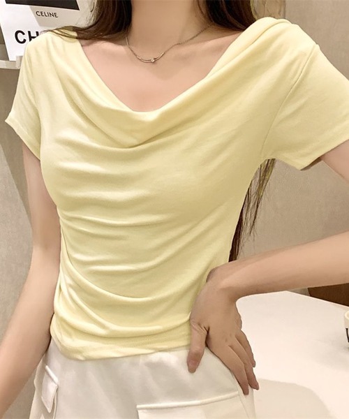 【新品未使用】OMMO ホワイト ショートスリーブ トップス 5ショートスリーブしろ T メンズ レディース Tシャツ カットソー