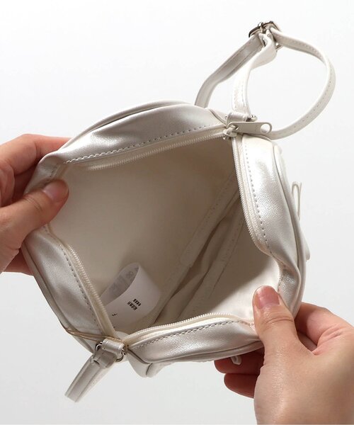 apres les cours（アプレレクール）の「キルティングリボンポシェット（ショルダーバッグ・キッズ・ブラック/アイボリー・FREE）」の16枚目の写真