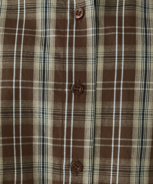 repipi armario(レピピ アルマリオ)の「BACKワッペンルーズチェックシャツ(シャツ/ブラウス・キッズ・ブラウン/ブラック・SMALL/MEDIUM/LARGE)」の3枚目の写真