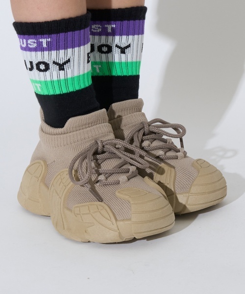 b・ROOM（ビールーム）の「ニットスリッポン（スリッポン・キッズ・アイボリー/ベージュ/ブラック・M/SS/LL/L/S）」の3枚目の写真