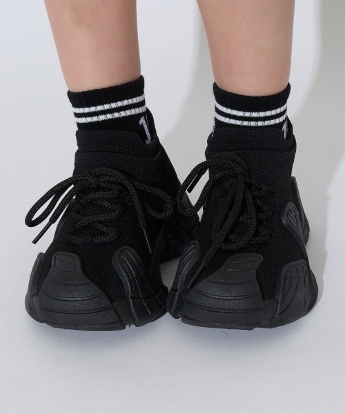 b・ROOM（ビールーム）の「ニットスリッポン（スリッポン・キッズ・アイボリー/ベージュ/ブラック・M/SS/LL/L/S）」の2枚目の写真