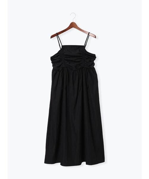 Te chichi TERRASSE（テチチテラス）の「ドロストキャミワンピース（ワンピース・レディース・モカ/カーキ/ブラック・F）」の2枚目の写真