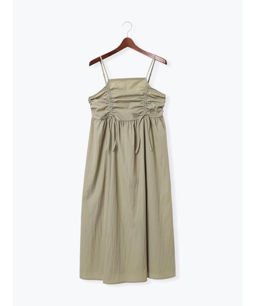 Te chichi TERRASSE（テチチテラス）の「ドロストキャミワンピース（ワンピース・レディース・モカ/カーキ/ブラック・F）」の10枚目の写真