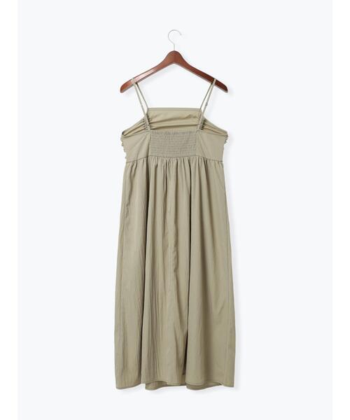 Te chichi TERRASSE（テチチテラス）の「ドロストキャミワンピース（ワンピース・レディース・モカ/カーキ/ブラック・F）」の11枚目の写真