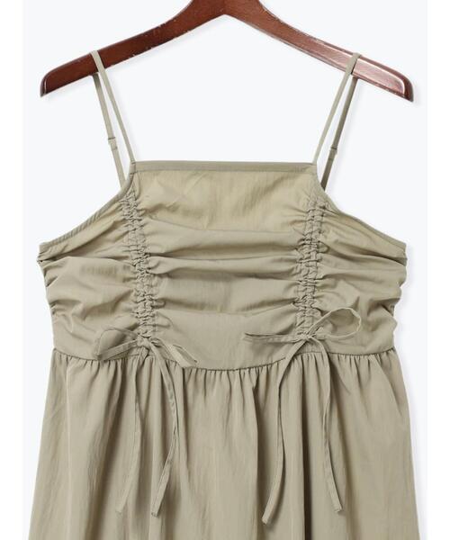 Te chichi TERRASSE（テチチテラス）の「ドロストキャミワンピース（ワンピース・レディース・モカ/カーキ/ブラック・F）」の12枚目の写真