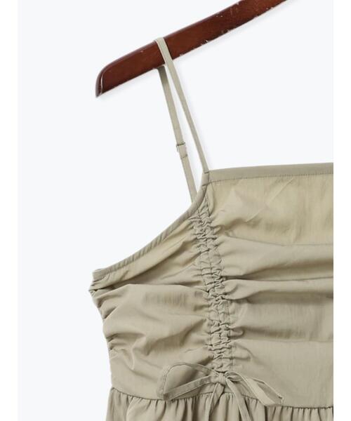 Te chichi TERRASSE（テチチテラス）の「ドロストキャミワンピース（ワンピース・レディース・モカ/カーキ/ブラック・F）」の13枚目の写真