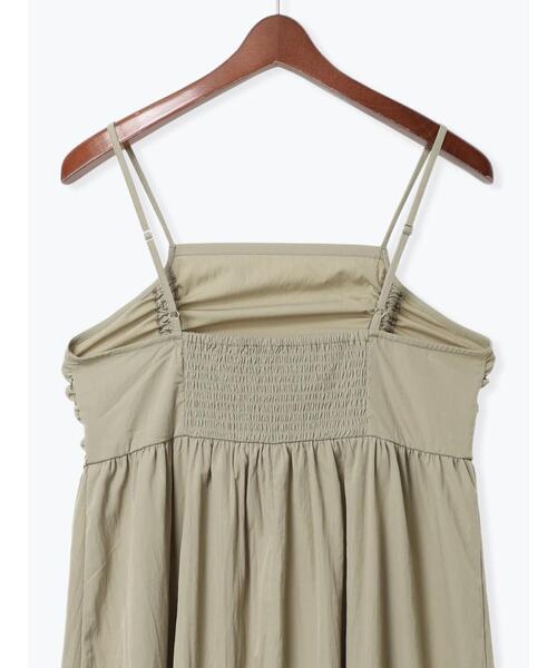 Te chichi TERRASSE（テチチテラス）の「ドロストキャミワンピース（ワンピース・レディース・モカ/カーキ/ブラック・F）」の15枚目の写真