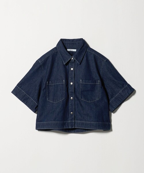 NEEDBY heritage（ニードバイヘリテージ）の「【別注】＜NEEDBY heritage＞ショートスリーブ シャツ（シャツ/ブラウス・レディース・コバルトブルー/ネイビー・FREE）」の13枚目の写真