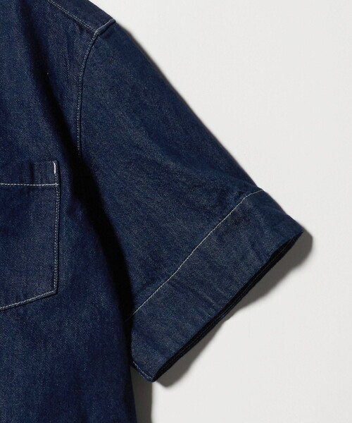 NEEDBY heritage（ニードバイヘリテージ）の「【別注】＜NEEDBY heritage＞ショートスリーブ シャツ（シャツ/ブラウス・レディース・コバルトブルー/ネイビー・FREE）」の16枚目の写真