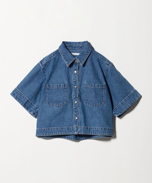NEEDBY heritage（ニードバイヘリテージ）の「【別注】＜NEEDBY heritage＞ショートスリーブ シャツ（シャツ/ブラウス・レディース・コバルトブルー/ネイビー・FREE）」の20枚目の写真