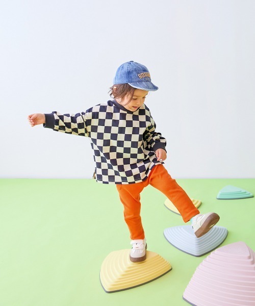 EN-JOY】どっちも前だから1人でお着替え カラフル 無地&総柄