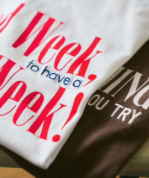 Spick & Span(スピックアンドスパン)の「GOOD ROCK SPEED / グッドロックスピード 別注lettered Tシャツ(Tシャツ/カットソー・レディース・ホワイト/ブラウン・FREE)」の3枚目の写真