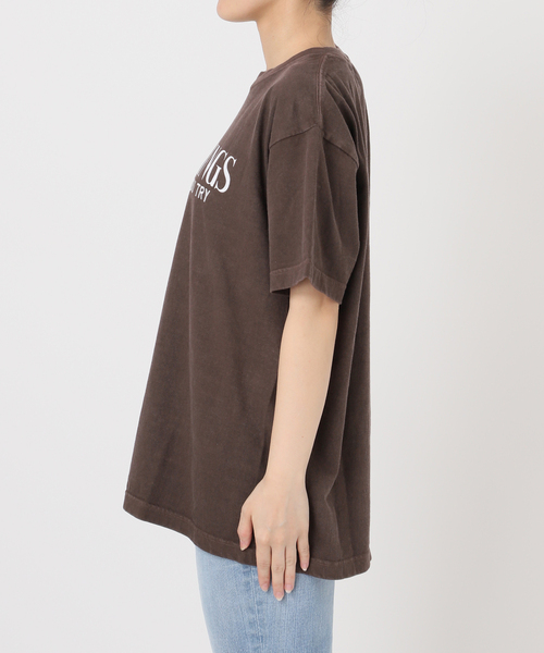 Spick & Span(スピックアンドスパン)の「GOOD ROCK SPEED / グッドロックスピード 別注lettered Tシャツ(Tシャツ/カットソー・レディース・ホワイト/ブラウン・FREE)」の13枚目の写真