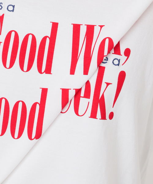 Spick & Span(スピックアンドスパン)の「GOOD ROCK SPEED / グッドロックスピード 別注lettered Tシャツ(Tシャツ/カットソー・レディース・ホワイト/ブラウン・FREE)」の21枚目の写真