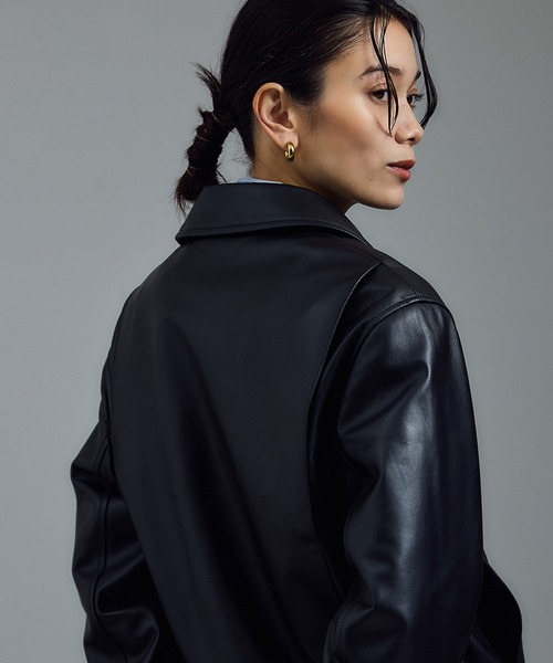 SALON adam et rope'（サロン アダム エ ロペ）の「ラムレザージップ