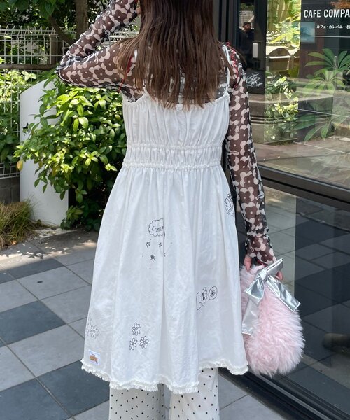 HELLO.SANFRANCISCO/ハローサンフランシスコ】落書き風プリントキャミ