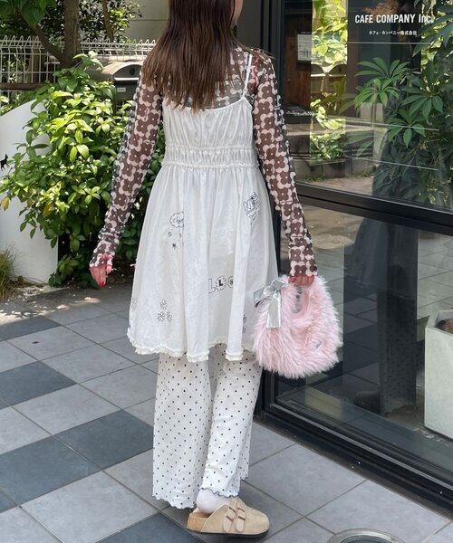 HELLO.SANFRANCISCO/ハローサンフランシスコ】落書き風プリントキャミ